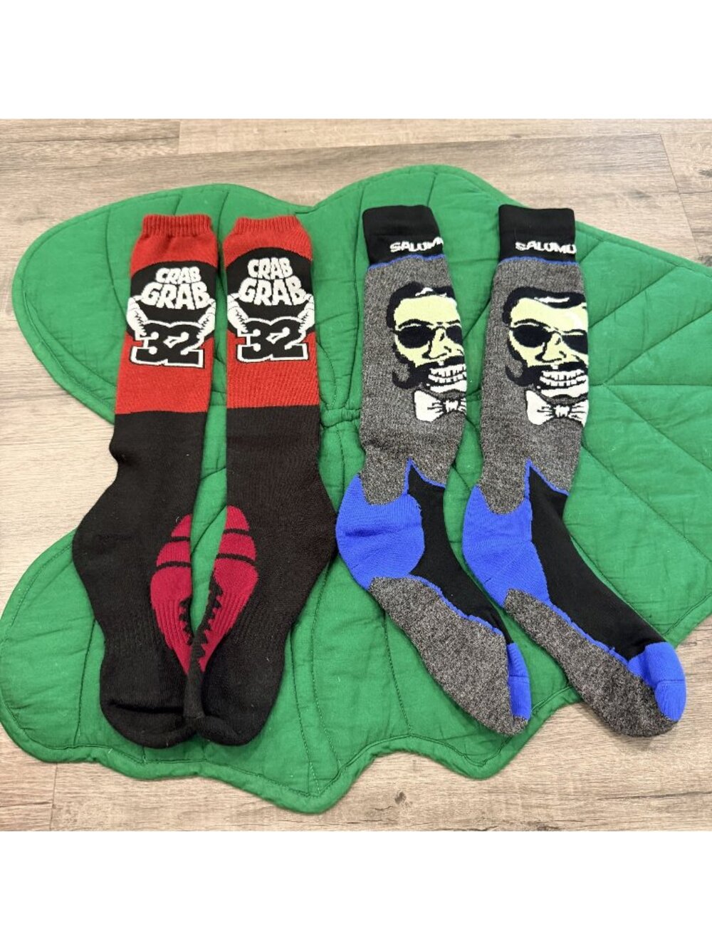 Snowboarding Ski Sock Bundle Mens Large Stance Crab Grab Salumun Funky Lot